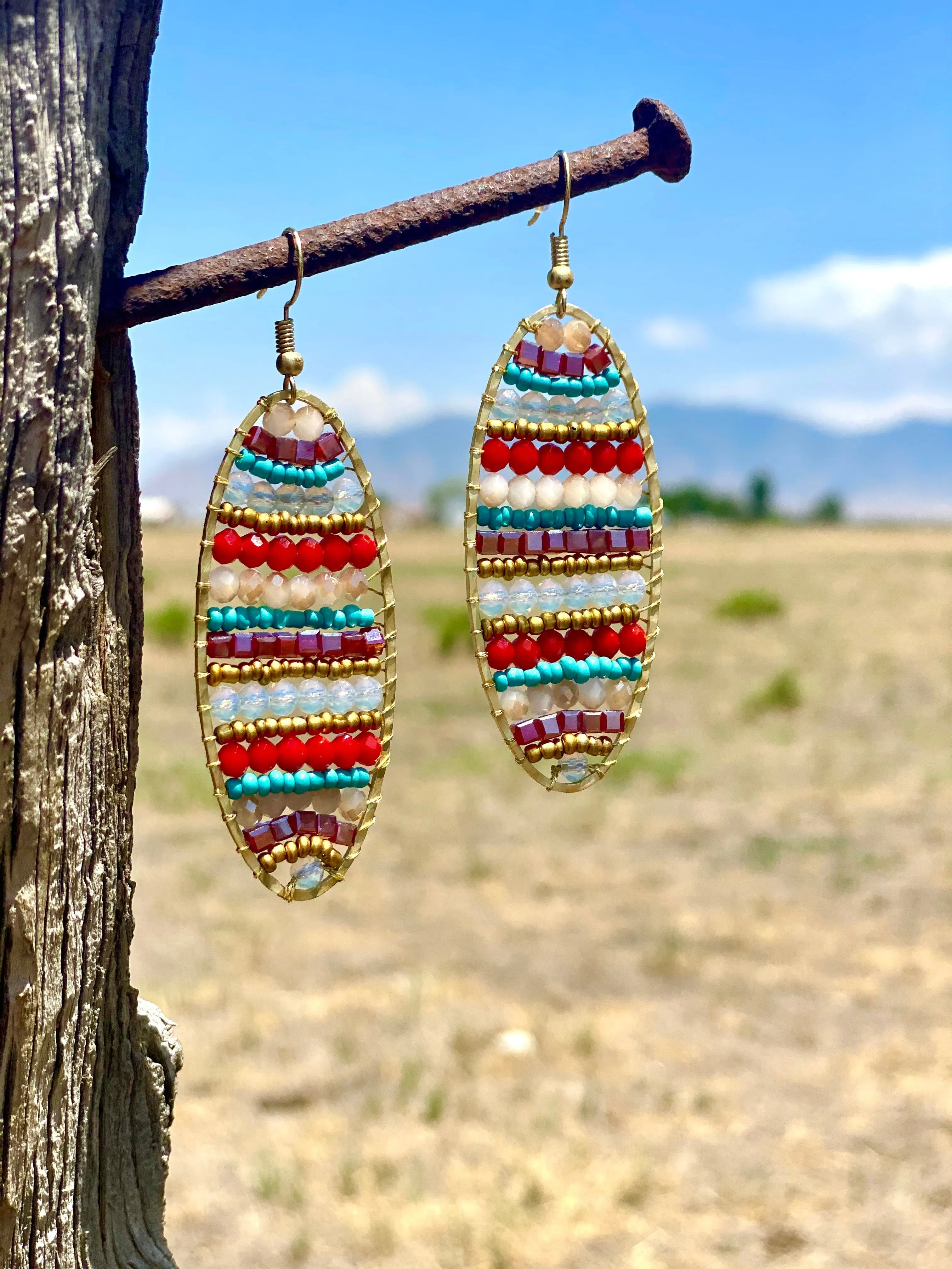 The Cleo Summer Beaded Earrings