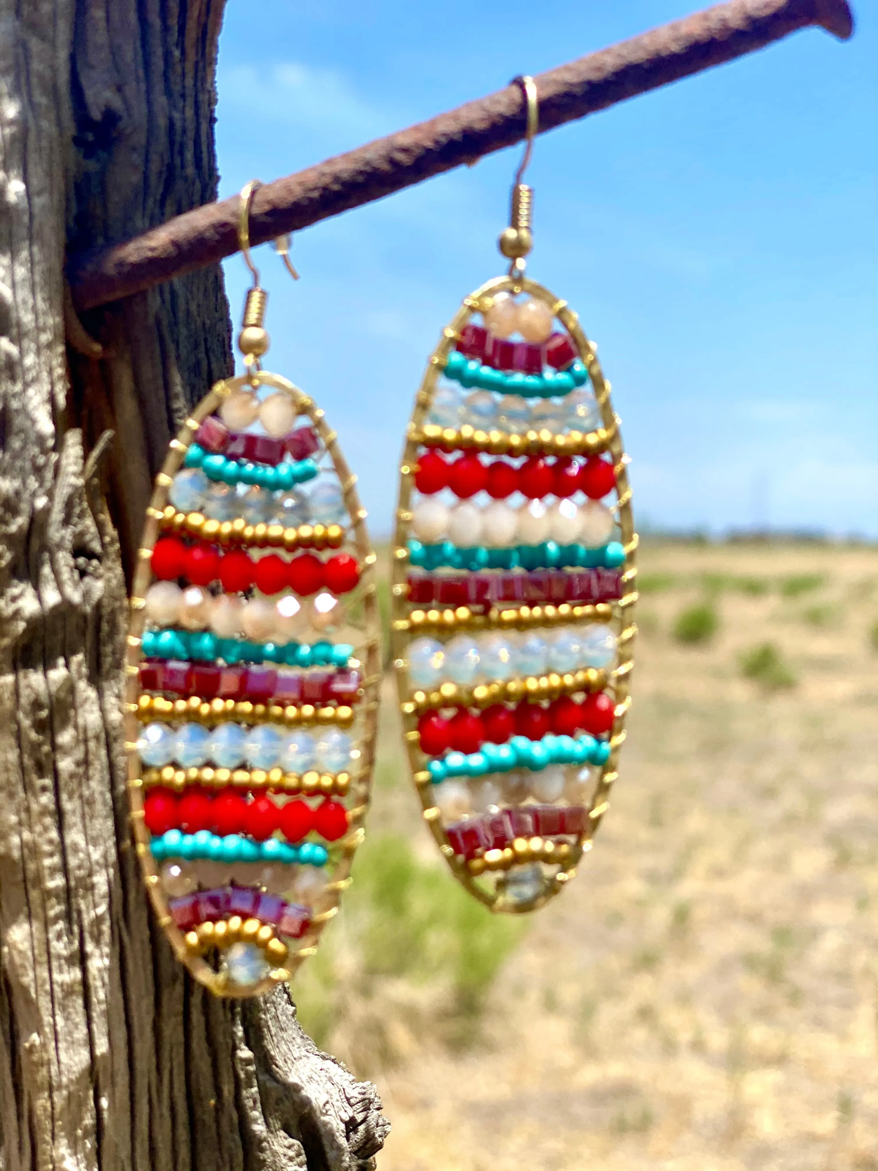 The Cleo Summer Beaded Earrings