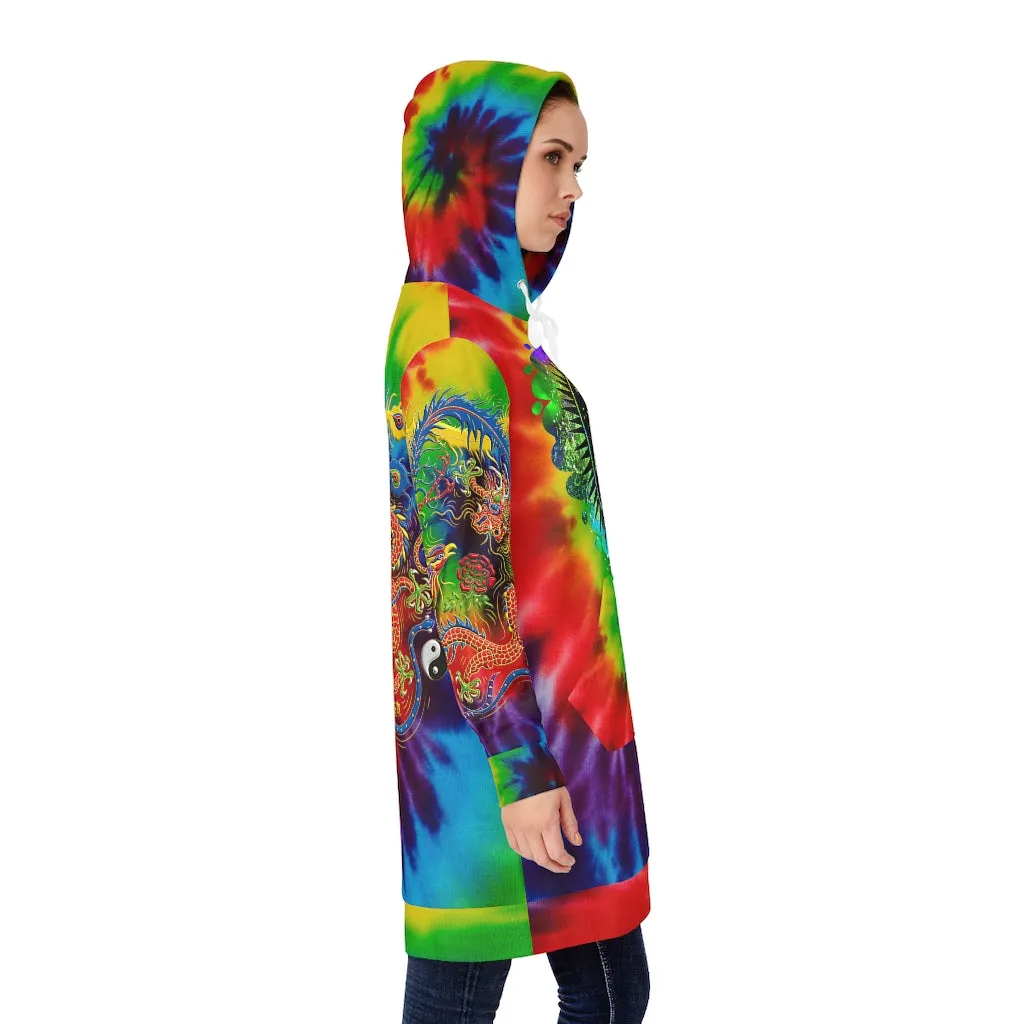 The Serpent's Rainbow (YinYang) Hoodie Dress