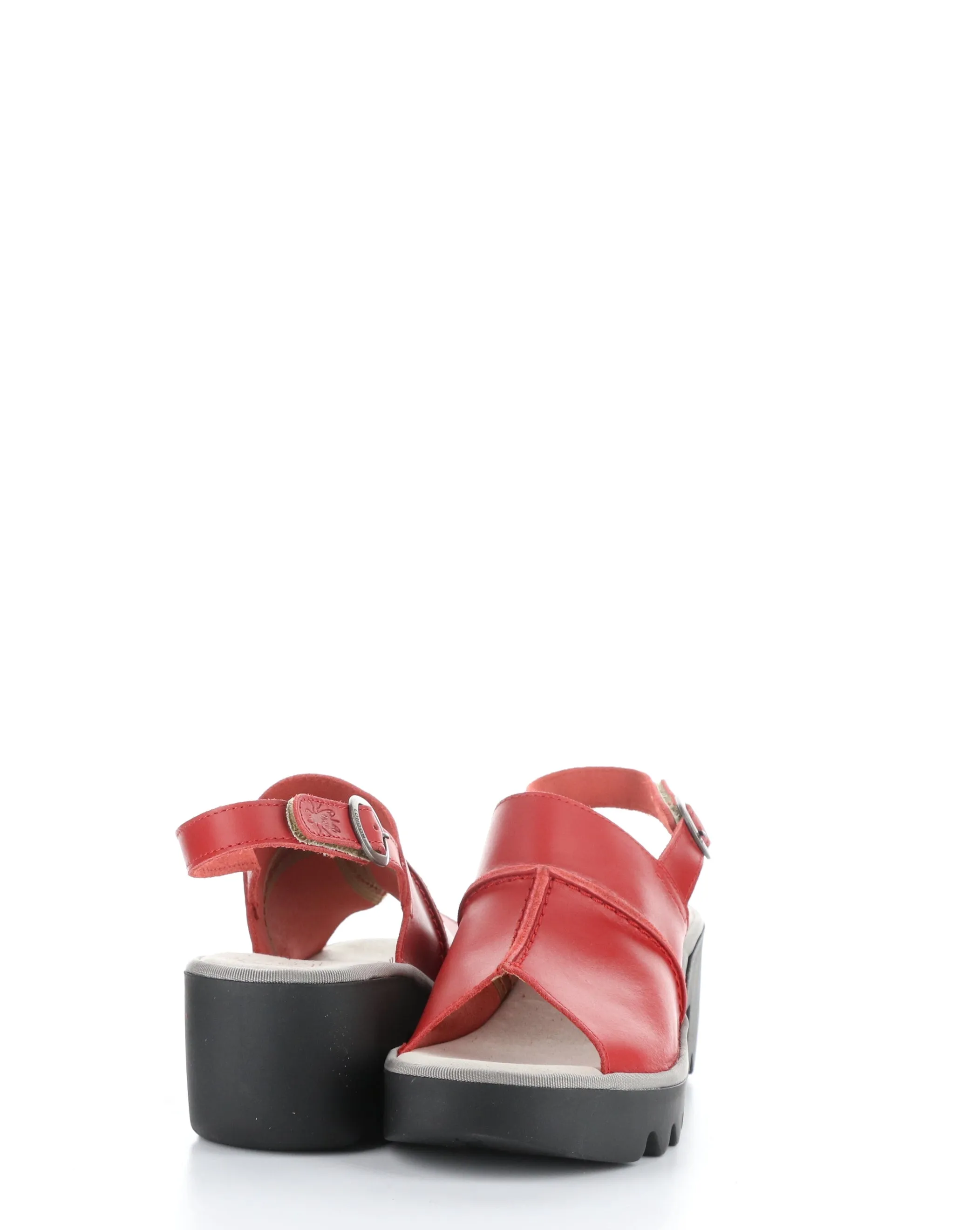 TUPI495FLY 002 RED Velcro Sandals