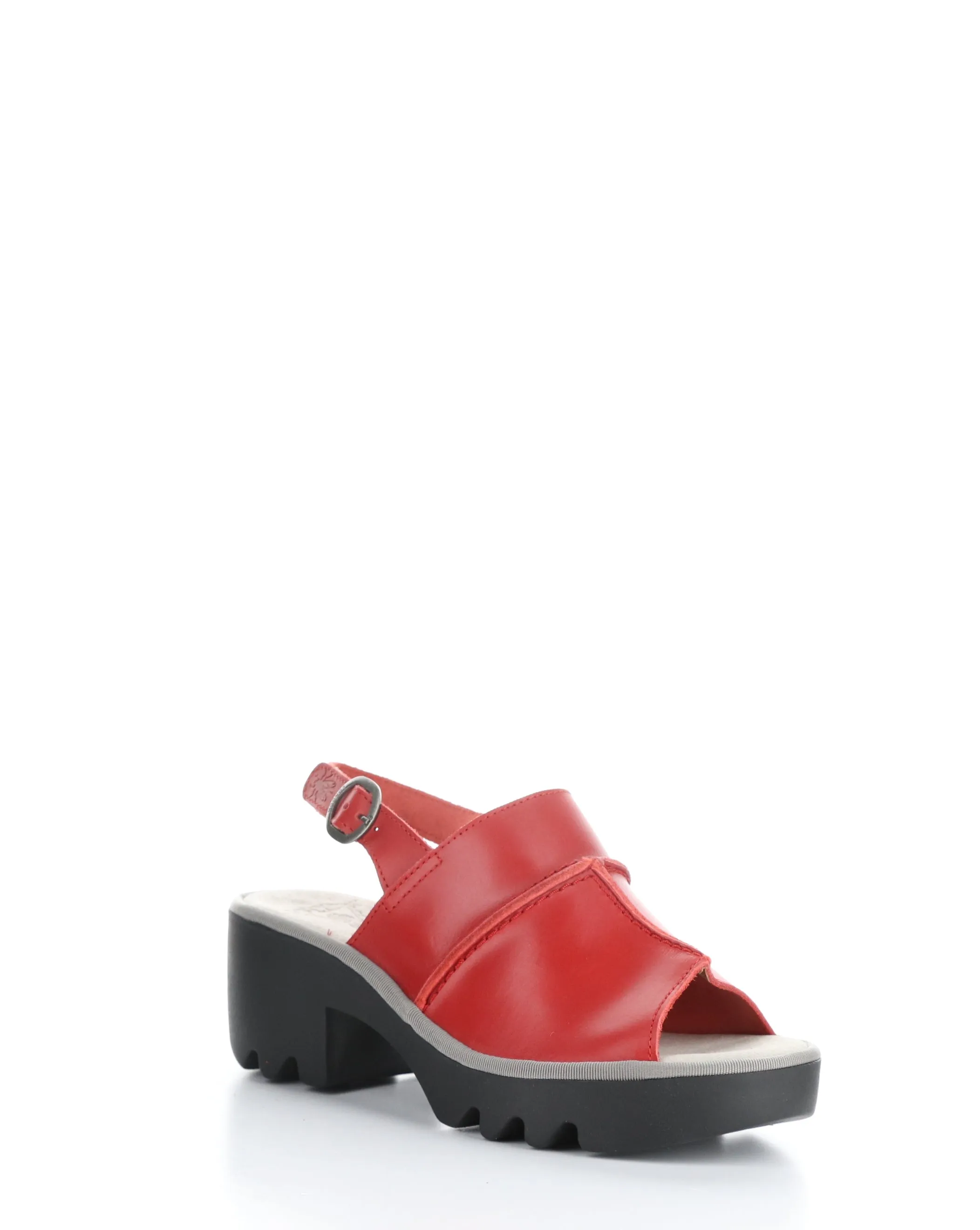 TUPI495FLY 002 RED Velcro Sandals