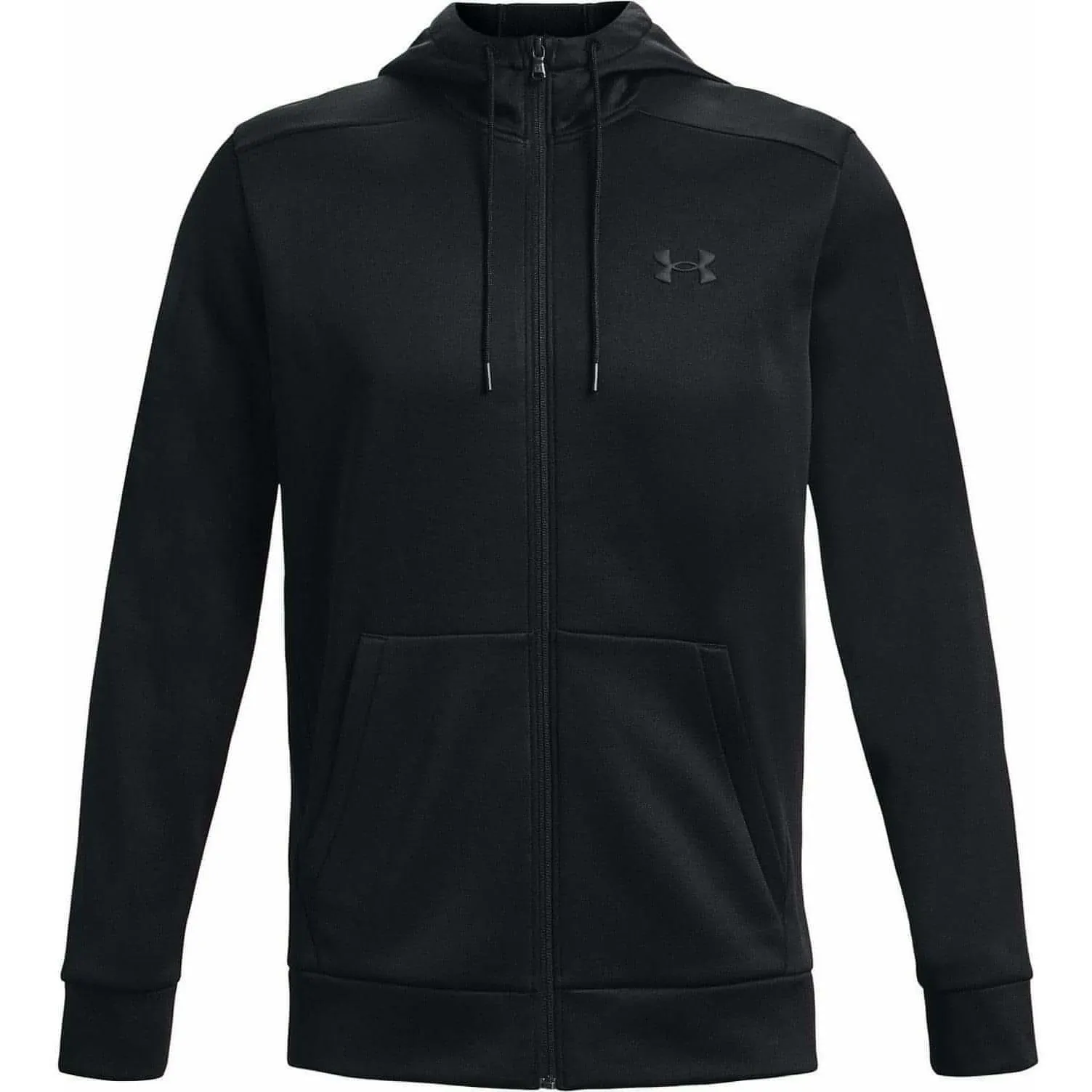 Under Armour Fleece Full Zip Mens Training Hoody - Black