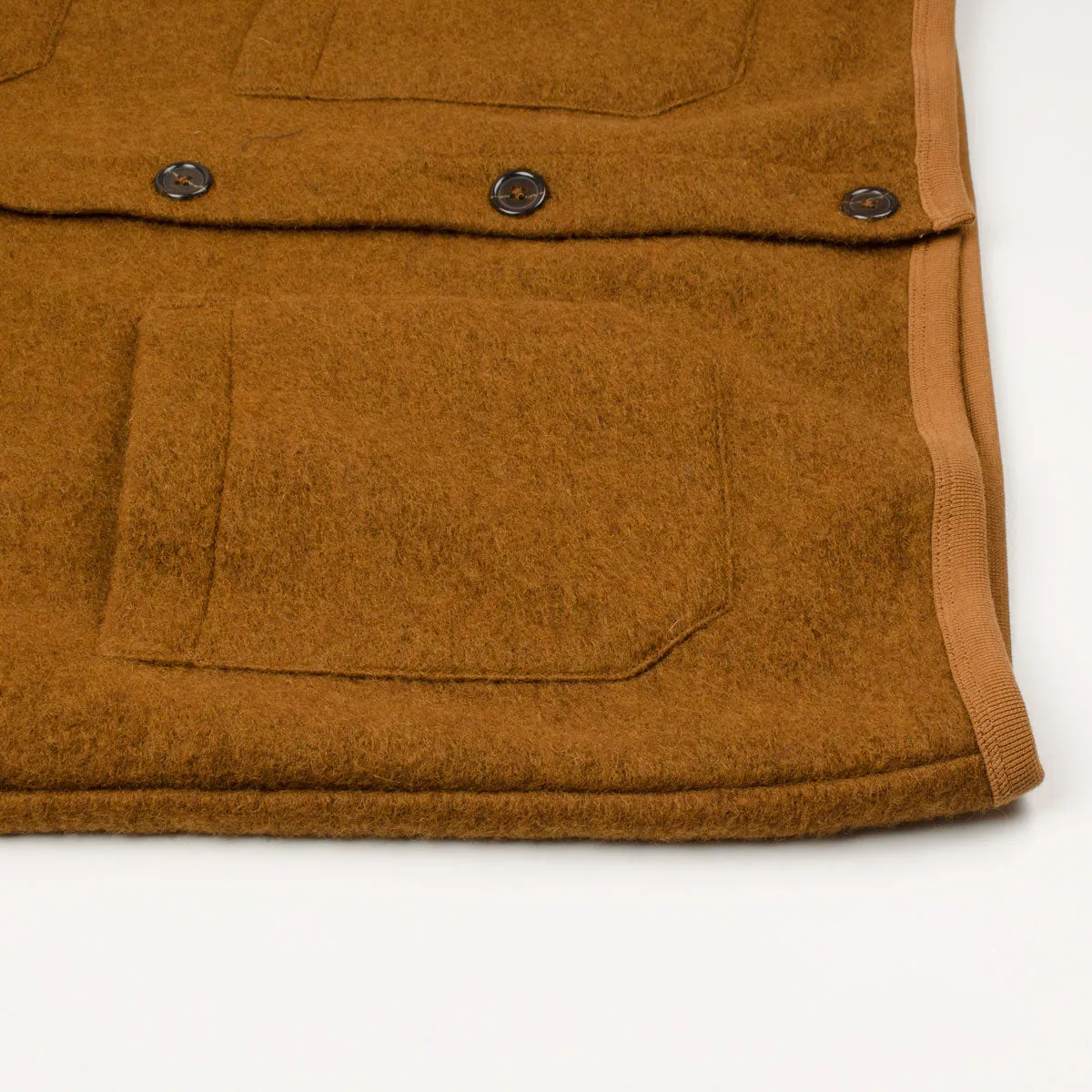 Universal Works - Cardigan Wool Fleece - Rust