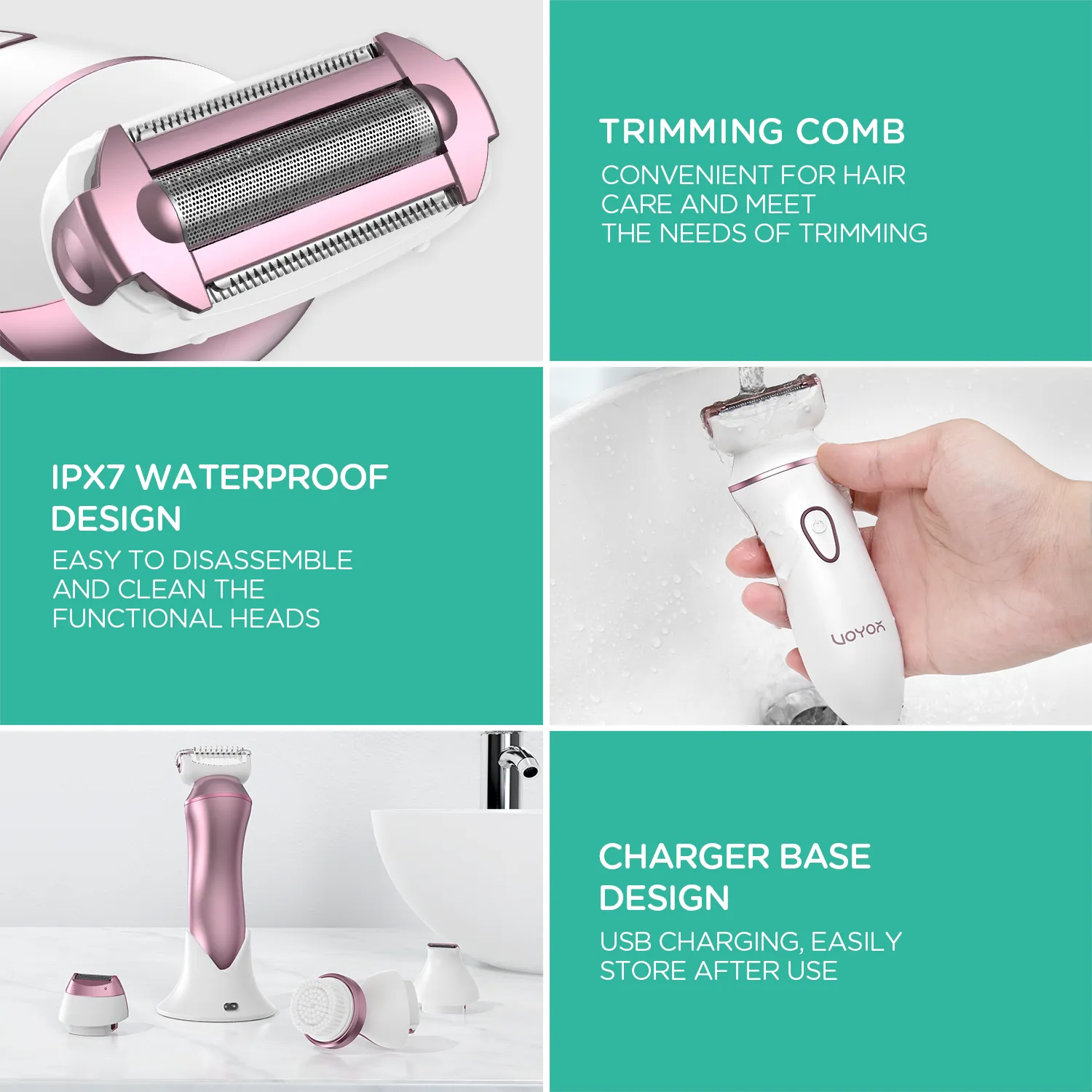 VOYOR  Electric Shaver for Women  ES400