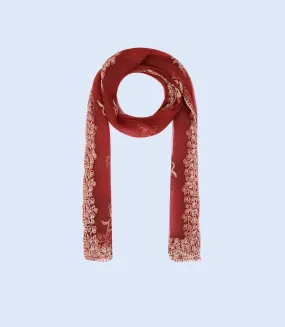 WA0839-MAROON-Scarf For Women