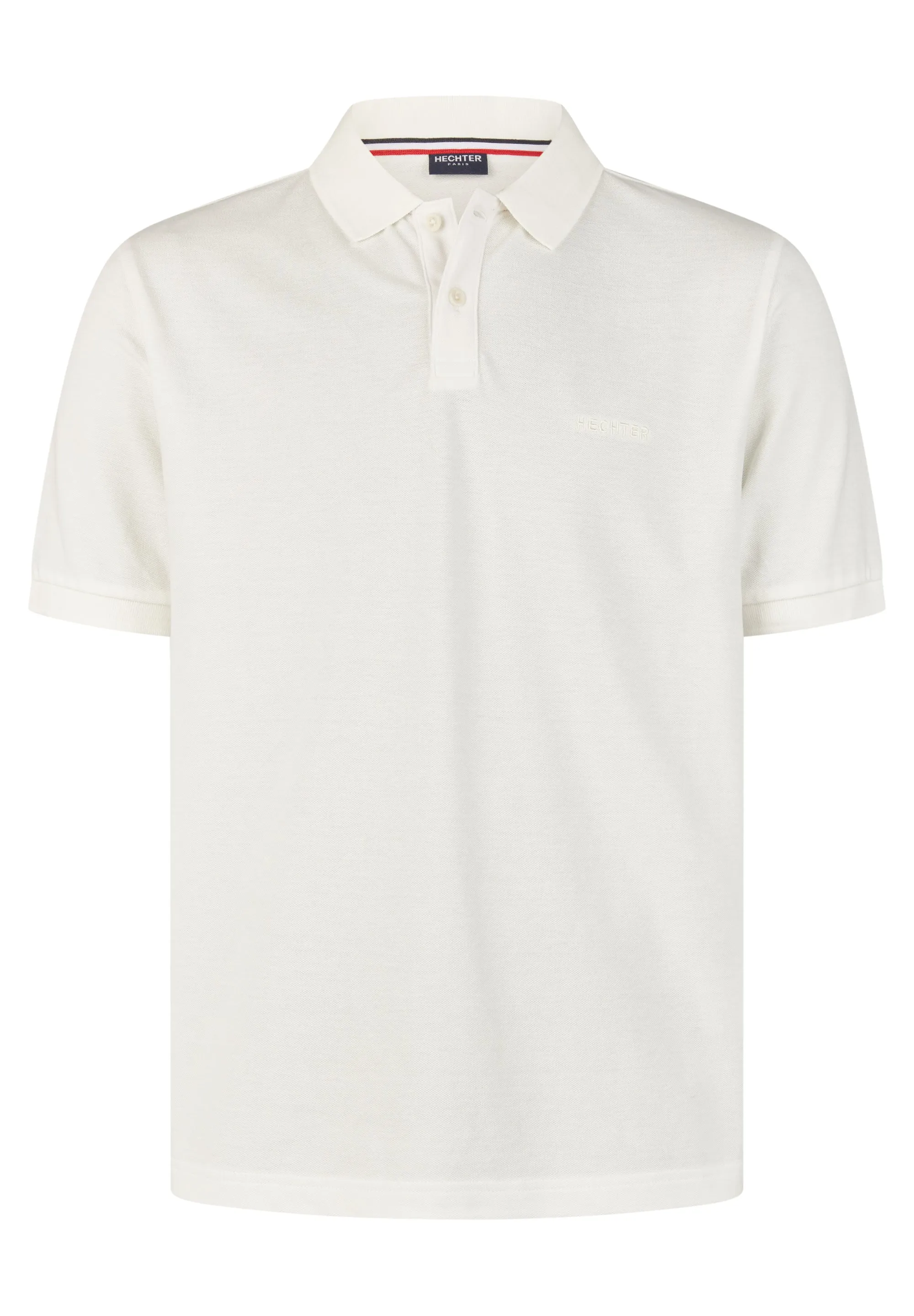 White Pique Polo