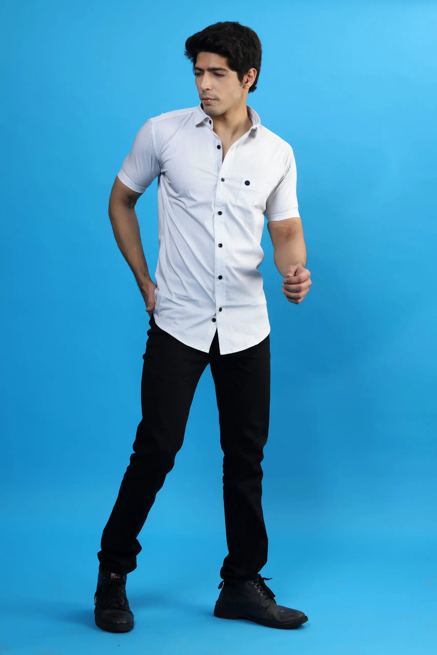 White Shirt for Men - Men Casual White Shirt