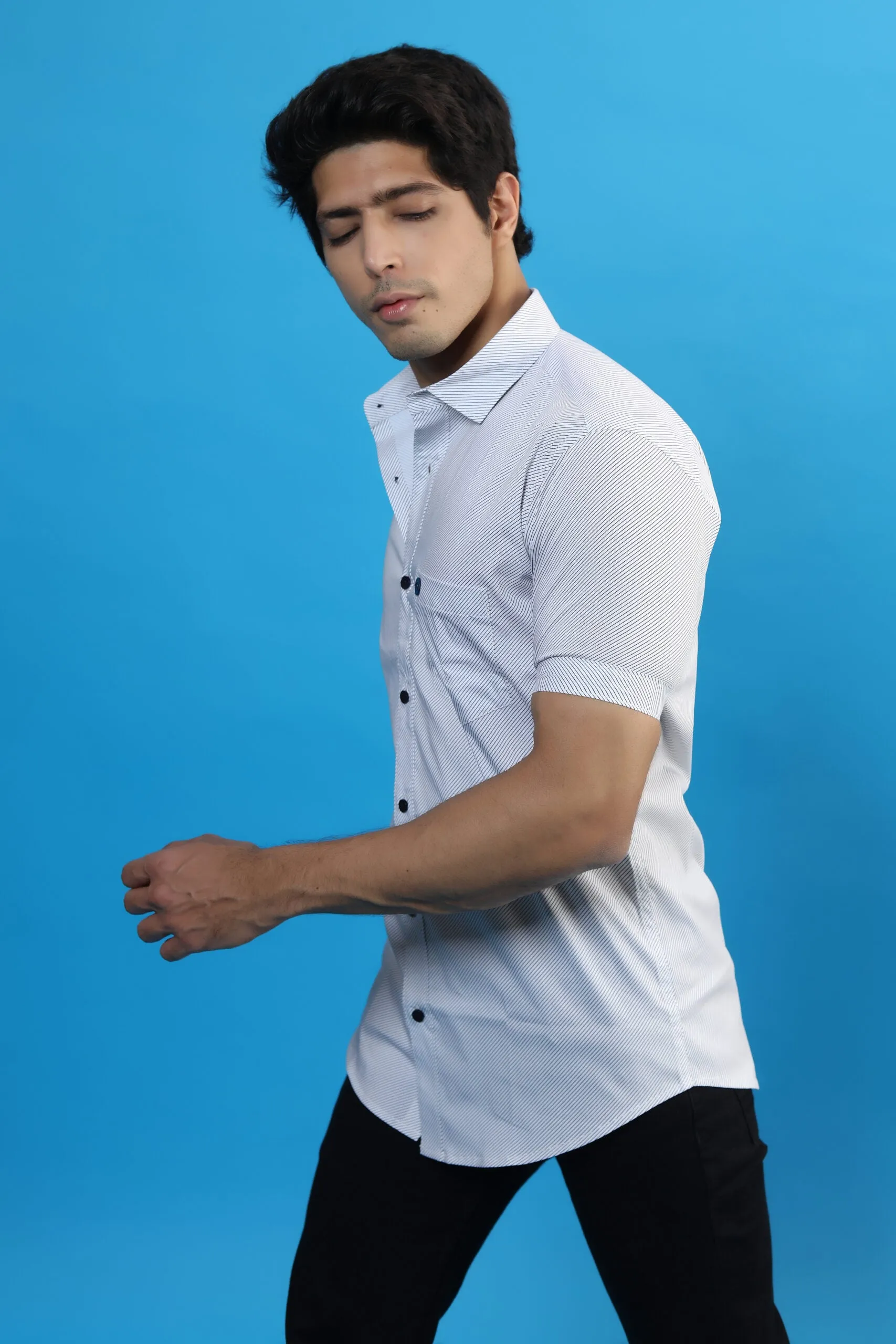 White Shirt for Men - Men Casual White Shirt