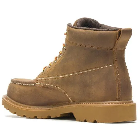 Wolverine Men's Floorhand 6 Steel Toe WP Work Boot -Tan- W221049