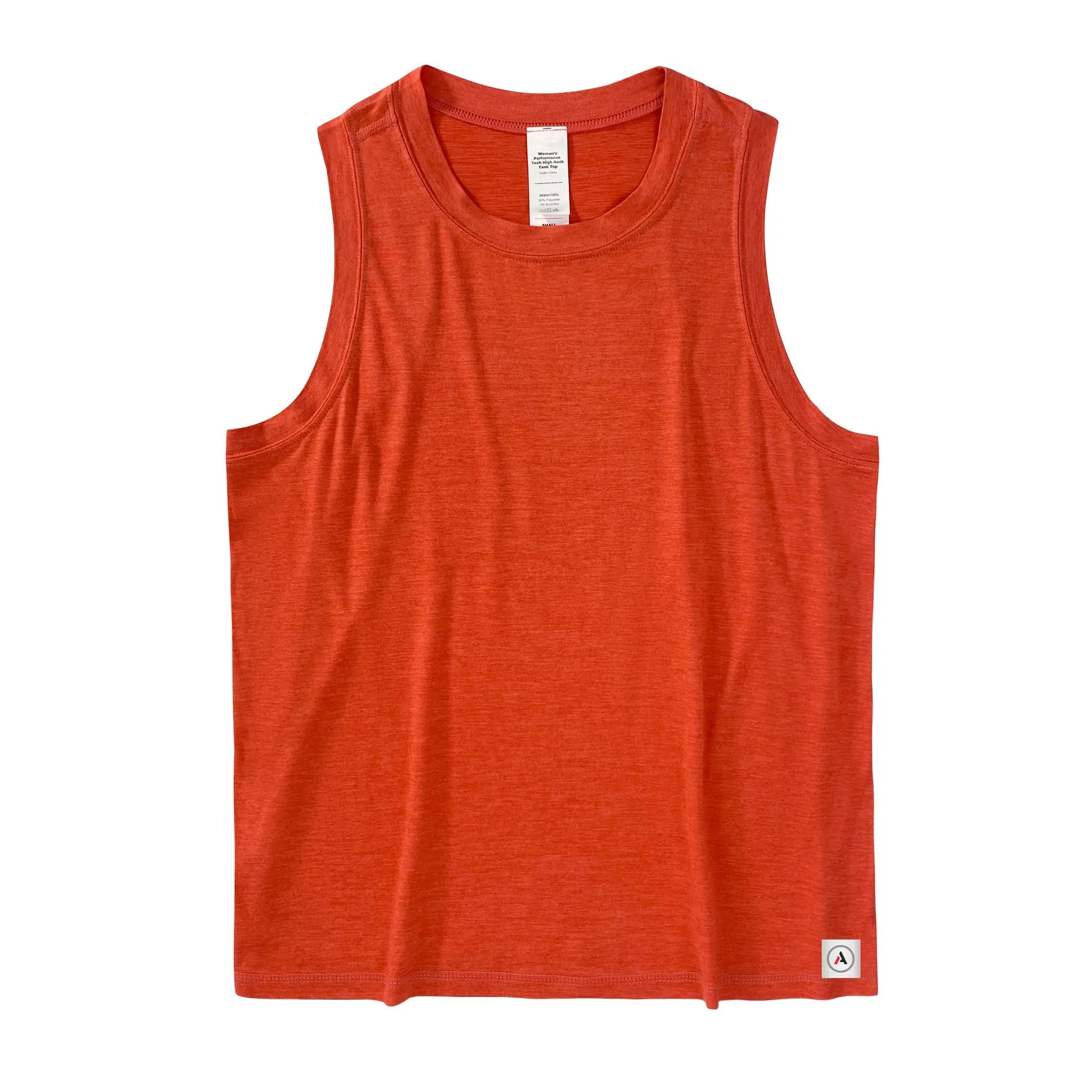 Women's High Neck Crop Tank