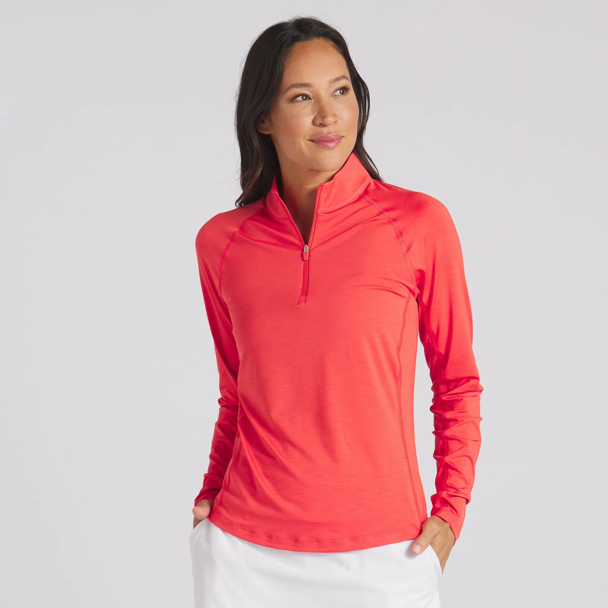 Women's YouV Solid Golf 1/4 Zip