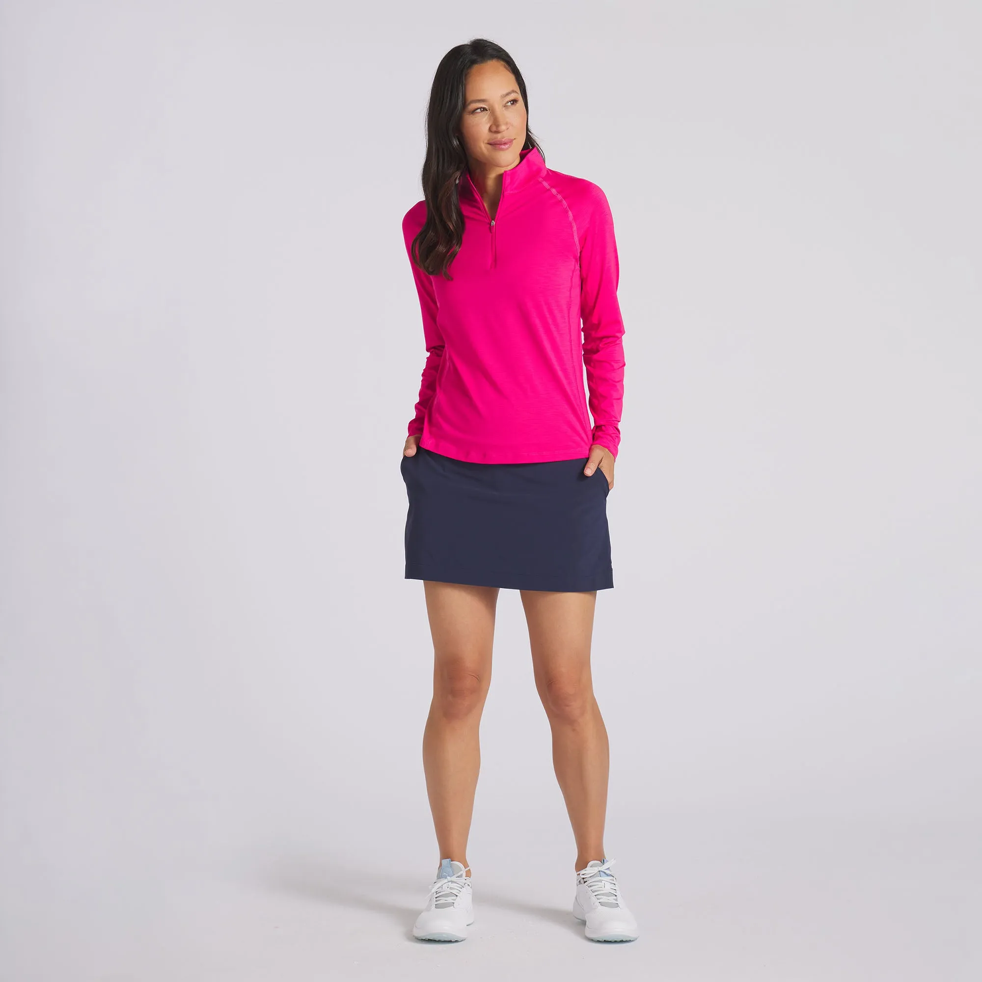 Women's YouV Solid Golf 1/4 Zip